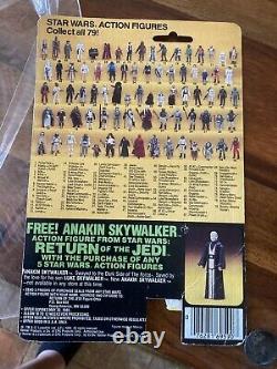 Vintage Star Wars 1985 Last 17 Paploo Ex Condition Original Staff, Hood Cardback