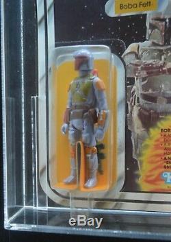 Vintage Star Wars 21 Back-b Boba Fett Afa 80 Kenner 1979 Misb Moc Mint