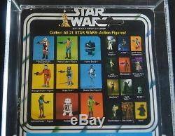 Vintage Star Wars 21 Back-b Boba Fett Afa 80 Kenner 1979 Misb Moc Mint