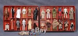 Vintage Star Wars 26 Figures with First 12 of 21 & RARE ROTJ Case Lot-ORIGINAL