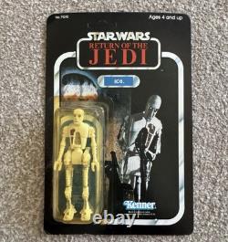 Vintage Star Wars 8D8 Unpunched ROTJ 79 Back MOC Kenner 1983 Sealed