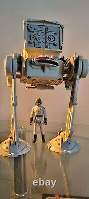 Vintage Star Wars AT-ST Scout Walker 1983 Mint Box 100% PLUS 6 Kenner Figures