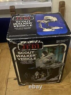 Vintage Star Wars AT-ST Scout Walker Palitoy Boxed Bi-Logo