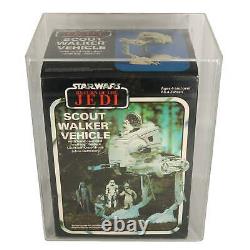 Vintage Star Wars AT-ST Scout Walker RedJ / Palitoy AFA / UKG 80 MIB