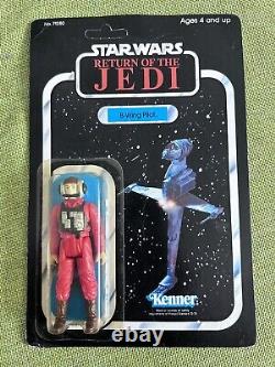 Vintage Star Wars? B-wing Pilot? Kenner 77 Bk Figure Moc E120