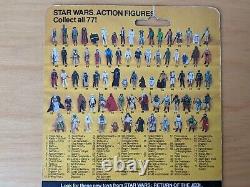 Vintage Star Wars Backing Card Rare in UK Luke Skywalker Gunner ROTJ 77 Back