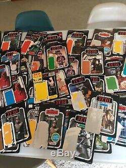Vintage Star Wars Backing Cards Job Lot
