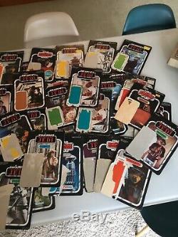 Vintage Star Wars Backing Cards Job Lot