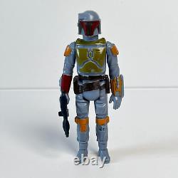 Vintage Star Wars Boba Fett Figure with Rare 100% Original Taiwan Blaster 1979