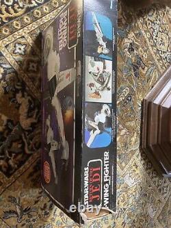 Vintage Star Wars Boxed B Wing Ship Complete working Electronics B Wing Figure