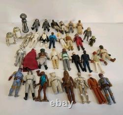 Vintage Star Wars Bundle 35 x Figures Inc Boba R2D2 DSD Chewbacca Yoda Beaters