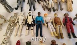 Vintage Star Wars Bundle 35 x Figures Inc Boba R2D2 DSD Chewbacca Yoda Beaters