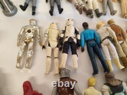 Vintage Star Wars Bundle 35 x Figures Inc Boba R2D2 DSD Chewbacca Yoda Beaters