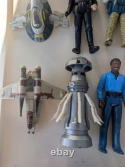 Vintage Star Wars Bundle 6 Figures, 2 Ships & Board Game Kenner/Palitoy