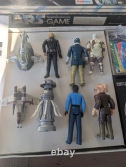 Vintage Star Wars Bundle 6 Figures, 2 Ships & Board Game Kenner/Palitoy