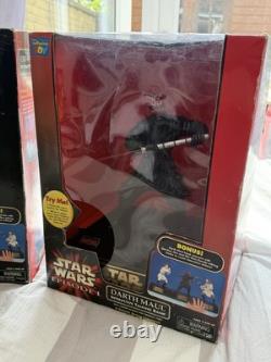 Vintage Star Wars Bundle Inc Lightsabers, Vintage Costume, VHS And Money Box