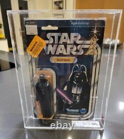 Vintage Star Wars Carded Darth Vader Kenner 12 Bk C Ukg Graded