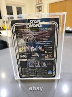 Vintage Star Wars Carded Darth Vader Kenner 12 Bk C Ukg Graded