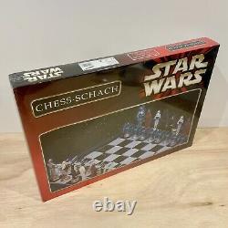 Vintage Star Wars Chess Set 3D Original Trilogy Lucas Film 1999 Boba Fett