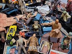 Vintage Star Wars Collectibles Figures plus much more Big Job Lot, see 12 photos