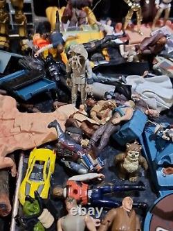 Vintage Star Wars Collectibles Figures plus much more Big Job Lot, see 12 photos