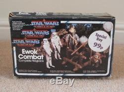 Vintage Star Wars Complete Ewok Combat Playset 100% Original Boxed 1984