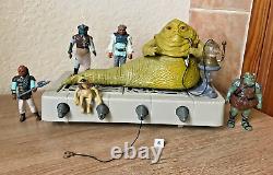 Vintage Star Wars? Complete Jabba the Hutt Playset & 4 Figures? 100% Original