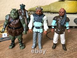 Vintage Star Wars? Complete Jabba the Hutt Playset & 4 Figures? 100% Original