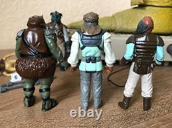 Vintage Star Wars? Complete Jabba the Hutt Playset & 4 Figures? 100% Original