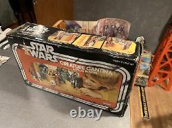 Vintage Star Wars Creature Cantina Action Playset COMPLETE no instructions Lot
