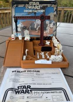 Vintage Star Wars DROID FACTORY Playset 1979 Kenner W BOX & PARTS LIST