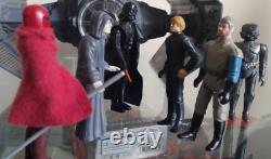 Vintage Star Wars Darth Fighter 1977 Complete & 6 Vintage SW Kenner Orig Figures