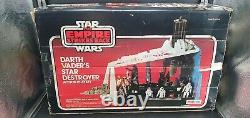 Vintage Star Wars Darth Vader's Star Destroyer Playset 1980 Boxed Incomplete