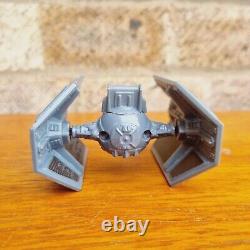 Vintage Star Wars Diecast Darth Vader Tie Fighter Mini Micro 100% Complete 1979