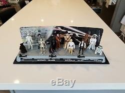 Vintage Star Wars Display Stand 1977 Mail Away & First 12 Action Figures Kenner