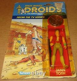 Vintage Star Wars Droids 1985 Jann Tosh Action Figure MOC Factory Sealed Kenner