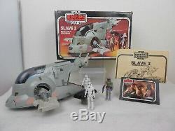 Vintage Star Wars ESB 1981 Slave One Very Nice Fully Functional Complete