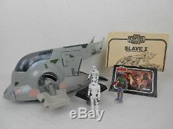 Vintage Star Wars ESB 1981 Slave One Very Nice Fully Functional Complete