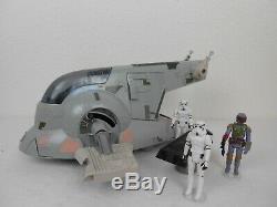 Vintage Star Wars ESB 1981 Slave One Very Nice Fully Functional Complete