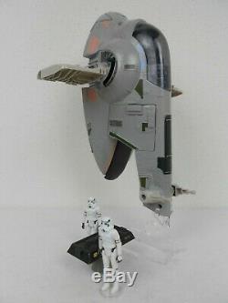 Vintage Star Wars ESB 1981 Slave One Very Nice Fully Functional Complete