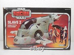 Vintage Star Wars ESB 1981 Slave One Very Nice Fully Functional Complete