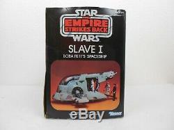 Vintage Star Wars ESB 1981 Slave One Very Nice Fully Functional Complete