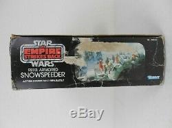 Vintage Star Wars ESB 1981 Snowspeeder withBox Nice Working Light & Sound Kenner