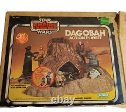 Vintage Star Wars ESB Dagobah Action Playset in Original Box! M22