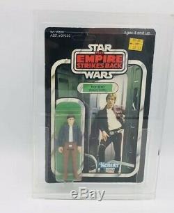 Vintage Star Wars ESB Han Solo Bespin Outfit MOC Unpunched 41 D Back With Case