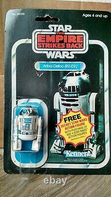 Vintage Star Wars ESB R2D2 21 back G MOC Kenner 1980