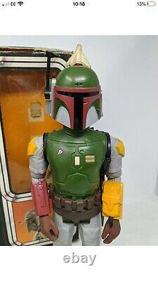 Vintage Star Wars Empire Strikes Back Large Size 12 Boba Fett Figure Boxed