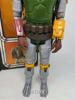 Vintage Star Wars Empire Strikes Back Large Size 12 Boba Fett Figure Boxed