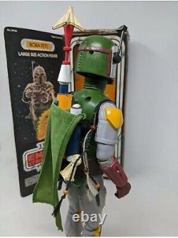 Vintage Star Wars Empire Strikes Back Large Size 12 Boba Fett Figure Boxed