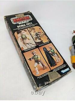 Vintage Star Wars Empire Strikes Back Large Size 12 Boba Fett Figure Boxed